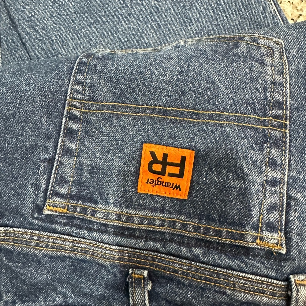 wrangler fire resistant jeans dark wash